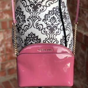 Michael kors patent leather Emmy crossbody bag
